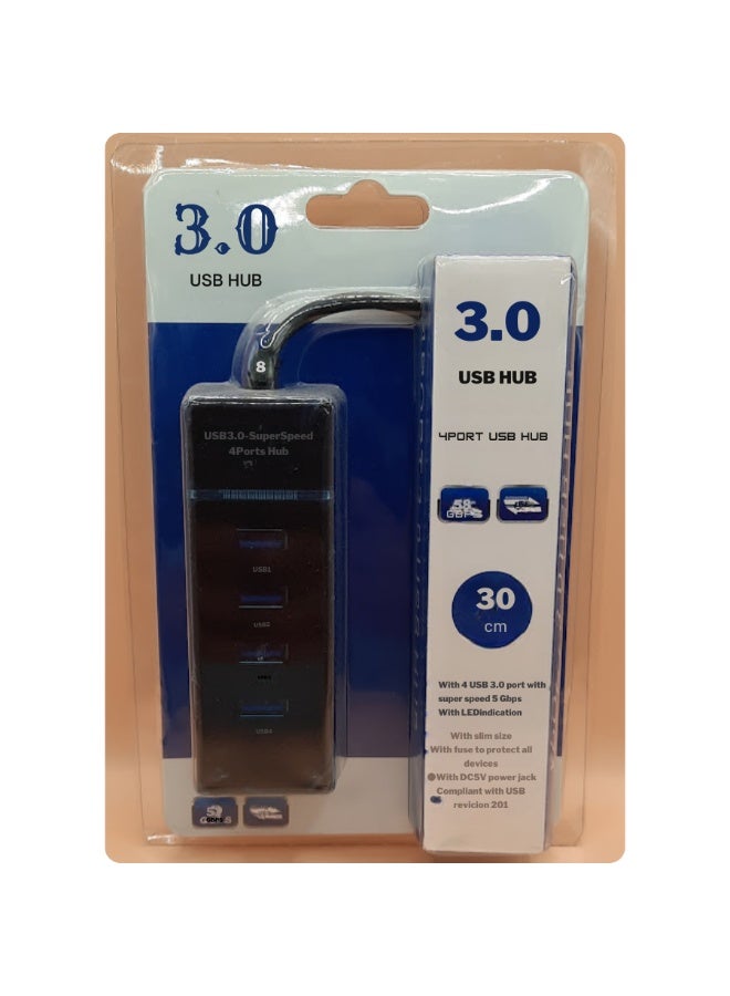 موزع USB 3.0 رباعي المنافذ - Image 2