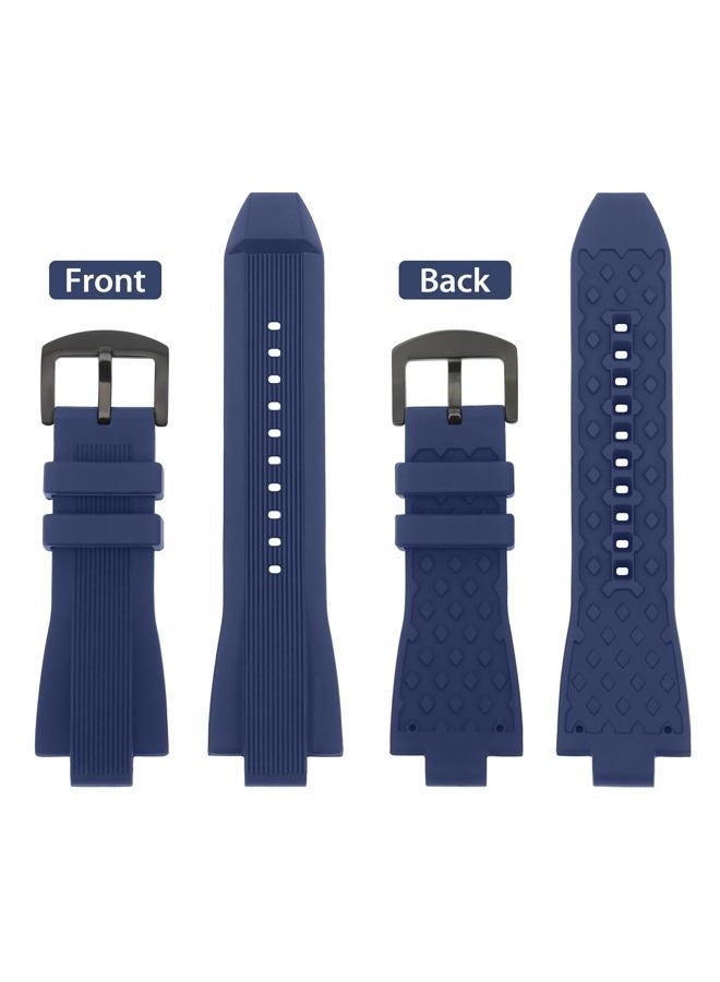 SANDEIN Watch Band Compatible with Michael Kors, Soft Silicone Rubber Replacement Wrist Strap for Michael MK8152 MK8356 Watch Straps - Image 2