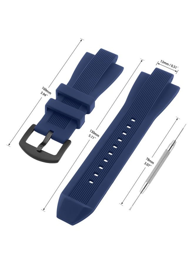 SANDEIN Watch Band Compatible with Michael Kors, Soft Silicone Rubber Replacement Wrist Strap for Michael MK8152 MK8356 Watch Straps - Image 5
