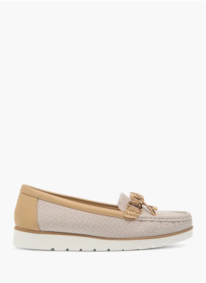 فلورا بيلا من شو إكسبرس Womens Bow Accent Loafers With Slip On Closure