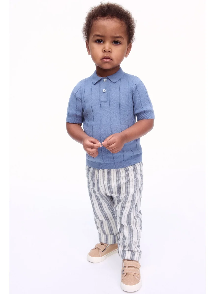 H&M Linen-Blend Joggers