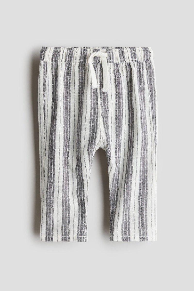 H&M Linen-Blend Joggers  - Image 3