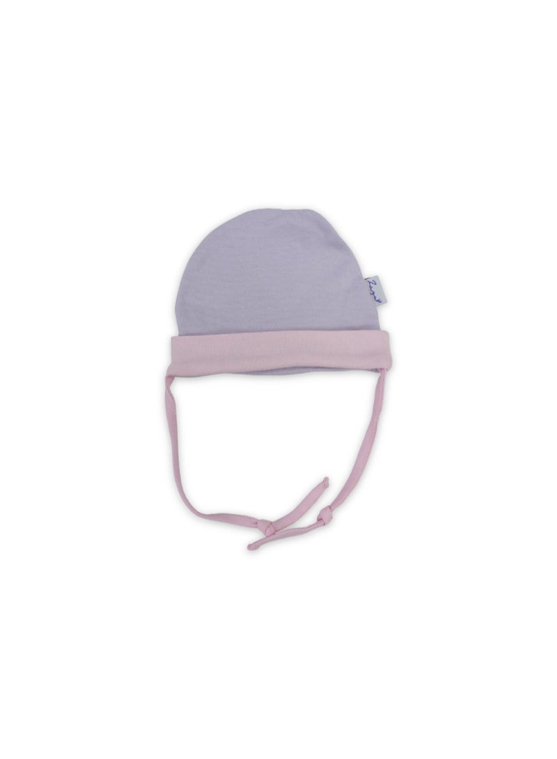 Baby Girls Cotton Beanie – Heart Embroidery - Image 2