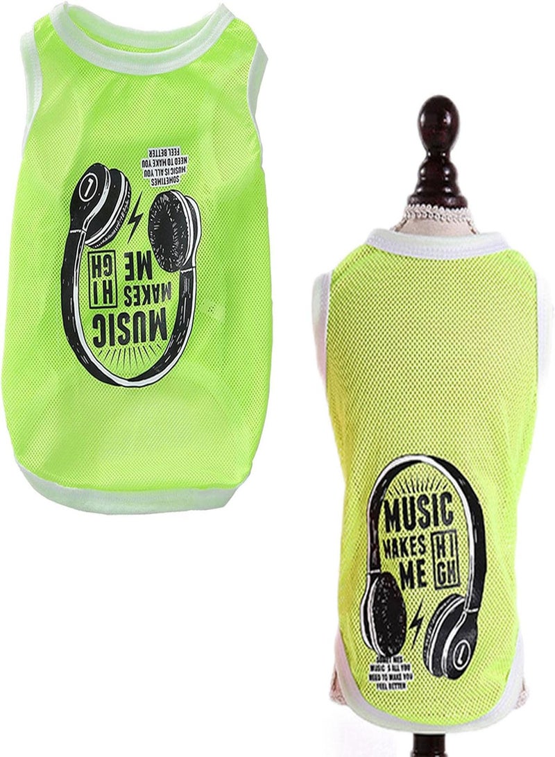 GGOOT Dog Cooling Shirts,Air-Permeable Cool Vest for Pets Cooling Jacket - Doggy Clothes Puppy Summer Vest with Fashion Printing, S/M/L Sizes - Image 1