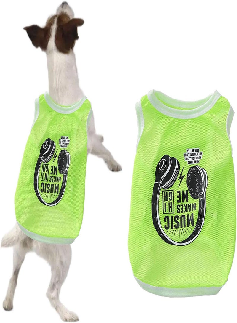 GGOOT Dog Cooling Shirts,Air-Permeable Cool Vest for Pets Cooling Jacket - Doggy Clothes Puppy Summer Vest with Fashion Printing, S/M/L Sizes - Image 4