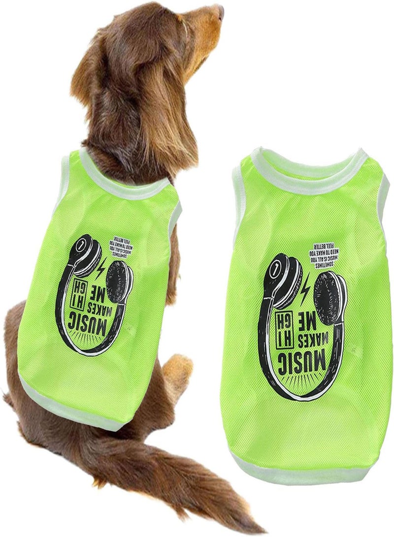 GGOOT Dog Cooling Shirts,Air-Permeable Cool Vest for Pets Cooling Jacket - Doggy Clothes Puppy Summer Vest with Fashion Printing, S/M/L Sizes - Image 5