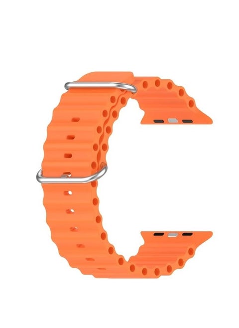 Ocean Strap For Apple Watch Band Size 42/44/45/49mm Silicone