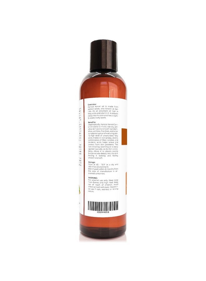 velona Apricot Kernel Oil 8 Oz 100% Pure And Natural Carrier Oil Refined Expeller Pressed Hair Body And Skin Care Use Today Enjoy Results - Image 3