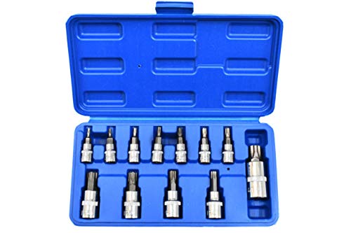 VCT 12PC 6pt Star Lobe Torx Star Plus Bit Socket Set - Image 1