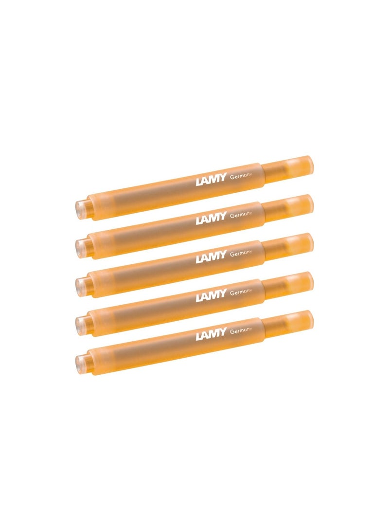 LAMY 5-Piece Fountain Ink Pen Cartridge Mango  - Image 3