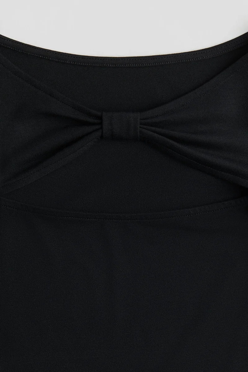 H&M Cut-out jersey top