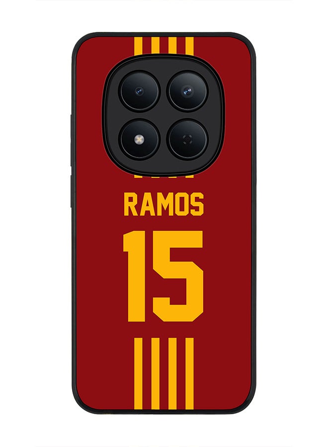 For Xiaomi Redmi Note 15 Pro 5G Case,Slim fit Camera Protection, Shockproof Thin Phone cover  - Football - Spain ,  Ramos