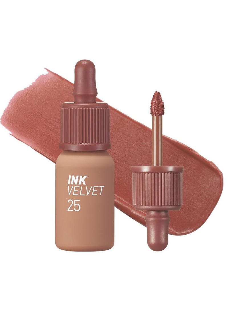 Peripera Ink the Velvet Lip Tint |025 CINNAMON NUDE, 0.14 fl oz - Image 1