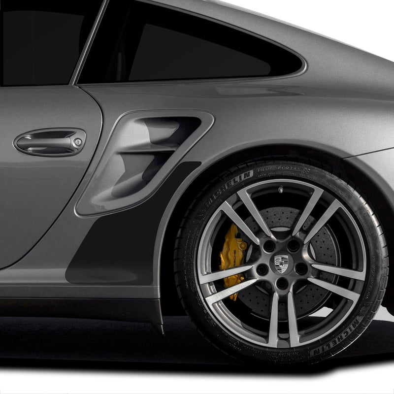 فيلم حماية الطلاء الذاتي الشافي من Stone Guard لسيارة Porsche 911 (07-12، 911 Turbo/GT2 (997)، أسود مات - 3M Self Healing PWF - Image 2