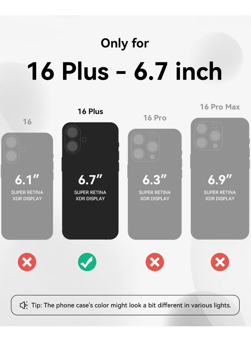 ELTRAZONE Black Silicone Case for iPhone 16 Plus [Camera Protection], MagSafe Compatible, Anti-Scratch Microfiber Lining, Includes 2 Screen Protectors - Image 2