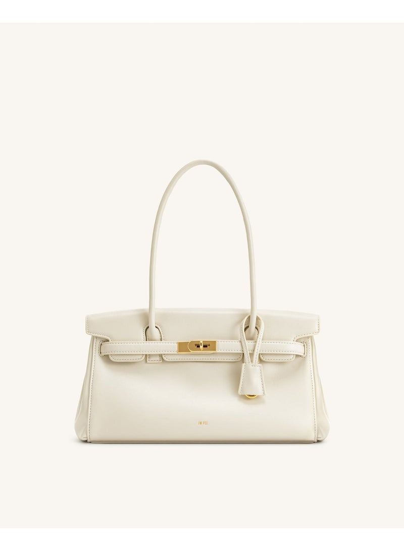 جي دبليو بي JW PEI Yara Handheld Single Shoulder for Women 2025 تصميم جديد - أبيض - Image 1