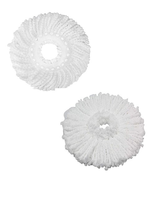 You God High adsorption fiber PVA 360 Degree Double Sided Healthy Spray Bucket Magic Spin Sweep Drag All in One Scratch Net Mop 16 x 16 x 2 cm Multicolour Set of 4