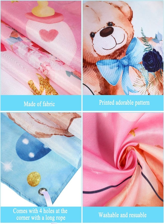 Charnoel 39 Pieces Gender Reveal Banner and Balloon Set Gender Reveal Party Decorations Boy or Girl Yard Sign Banner with Blue and Pink Balloons Party Decoration for Baby Shower - Image 3