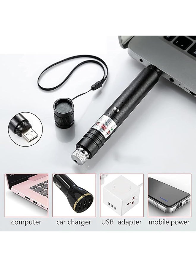 Generic High Power Flashlight Green, Laser Flashlight with a Starry Sky Pattern, Star Cap Adjustable Focus, Suitable for Hiking, Indoor Teaching / Office Meeting  - Image 3