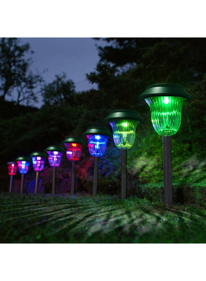 Alyashmac 10-Piece  Solar Powered  Garden Light Multicolour 25x11x14centimeter - Image 3