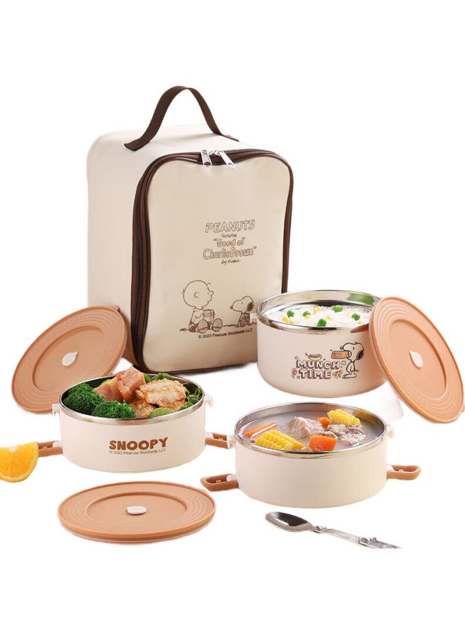 Snoopy Insulated Lunch Bag, Portable Handbag For Office Workers, Lunch Box, Food Preservation And Insulation, Lunch Bag, Large Size - Image 2