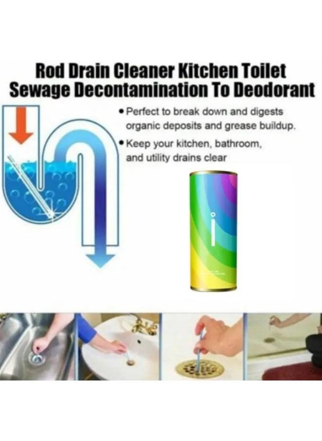 EasyLife - Drain Clog Cleaner Stick for Kitchen Sink and Bathroom and Eliminates Bad Odor - Image 1