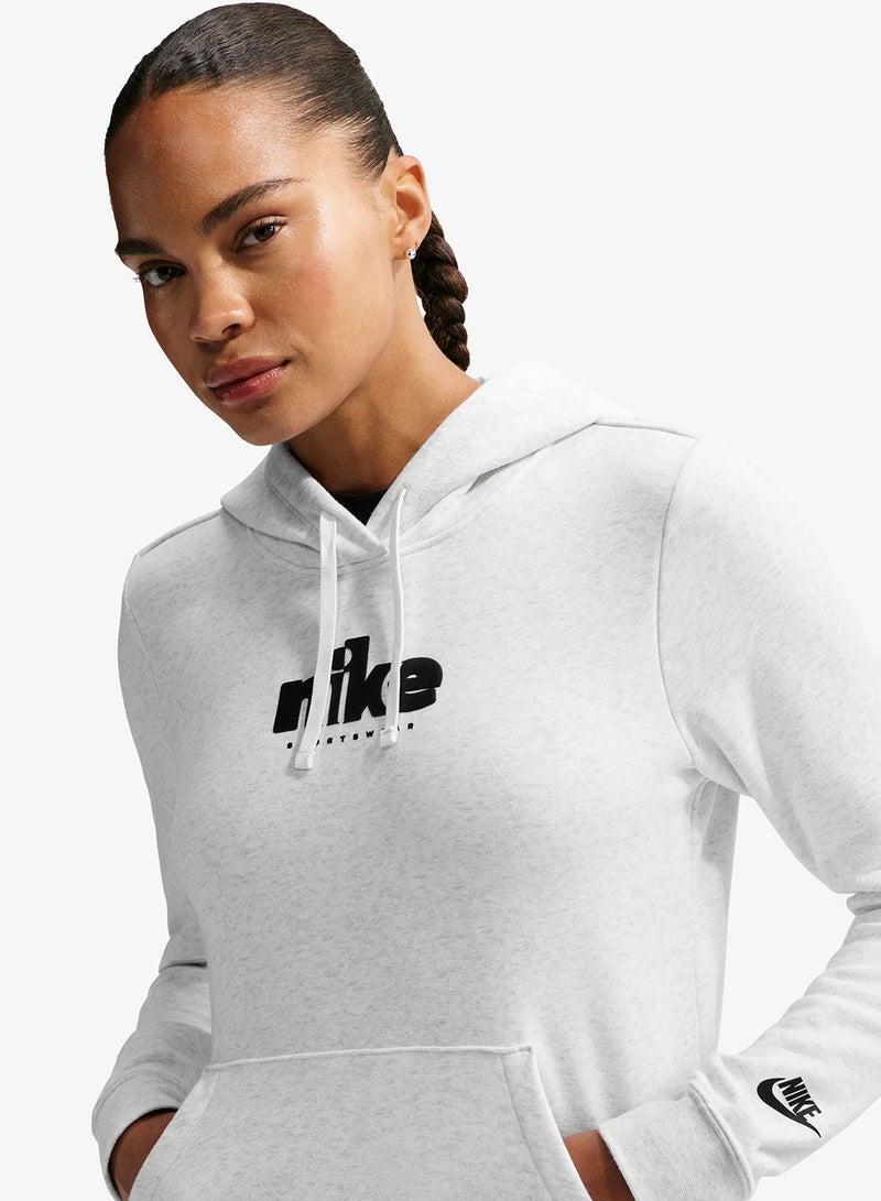 Nike Club Fleece Standard Graphic Pullover Hoodie - Image 1