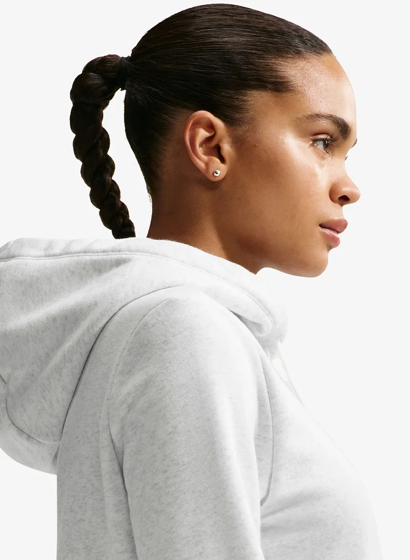 Nike BIRCH HEATHER/HTR/(BLACK) Club Fleece Standard Graphic Pullover Hoodie for Women | Best Price UAE