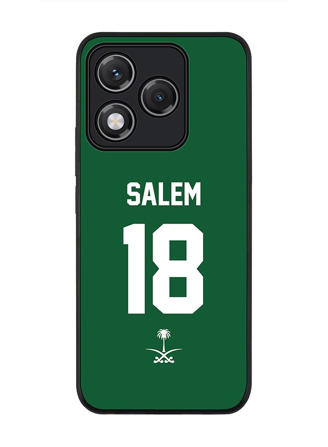 For Honor 400 Lite Case,Slim fit Camera Protection, Shockproof Thin Phone cover  - Football - Saudi Arabia,  Salem