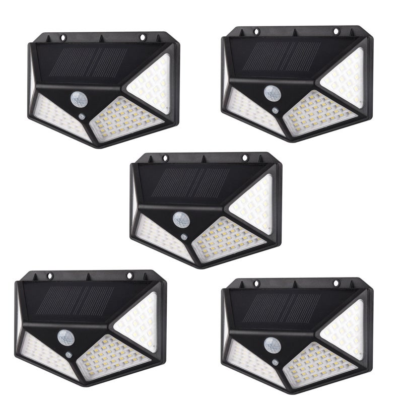 Solar Sensor Security Light, Outdoor Lighting System Waterproof Solar Wall Lamp for Corridor Garden Gate, Roof - Image 1