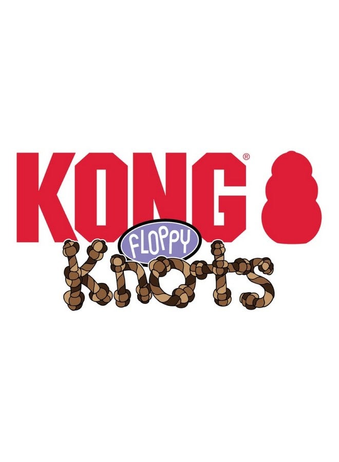 كونج عقد كونغ المرنة - لعبة حبل معقود للكلاب تجذب اللعب - لعبة شد ترضي الغرائز الطبيعية - مستلزمات الكلاب بتصميم مرن وحشو بسيط - أرنب، للكلاب المتوسطة/الكبيرة - Image 3