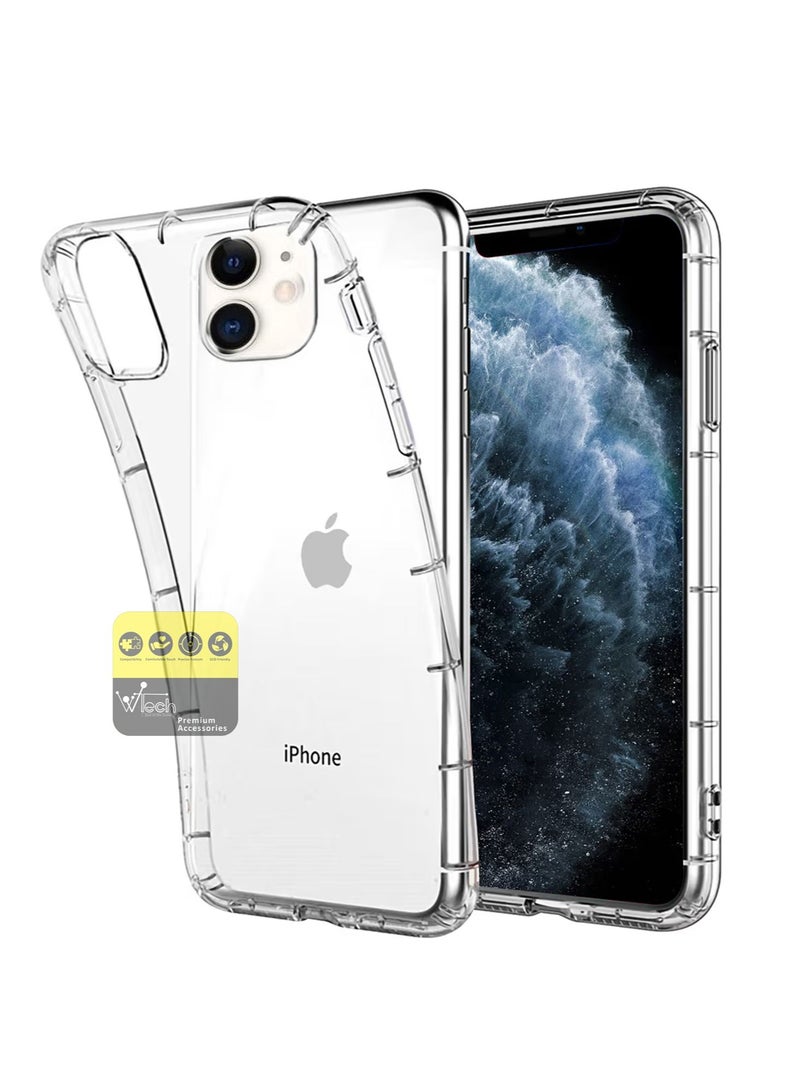 CHAPPELINE AIRBAG CASE Series Premium Transparent Airbag Shockproof Anti-Yellowing Case Cover For Apple iPhone 11 Clear - Image 1