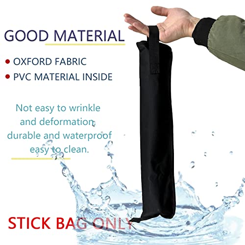 Cheerock Portable Drumstick Bag - Small Storage Case With Hooks Inside for Drum Set Mallet and Percussion Sticks - Image 2
