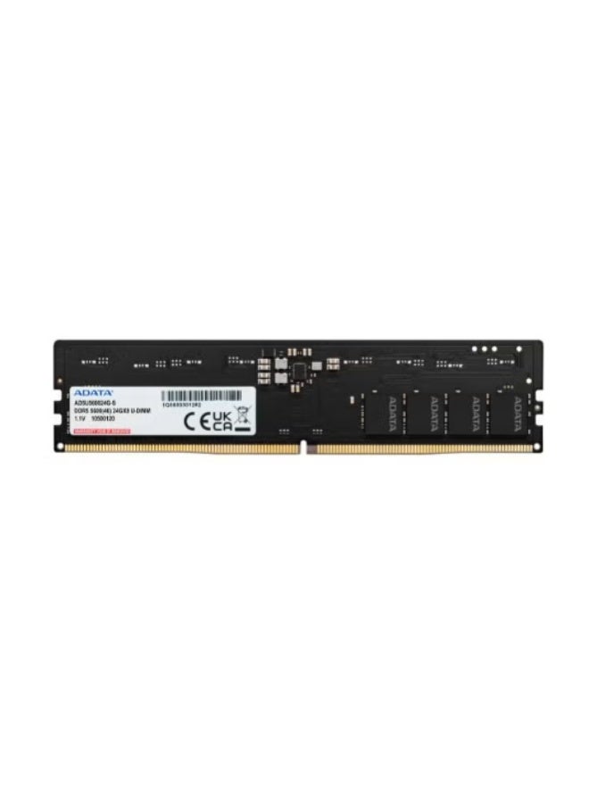 ADATA 16GB DDR5 5600 U-DIMM Memory Module RAM | AD5U560016G-S | For Desktop PC - Image 1