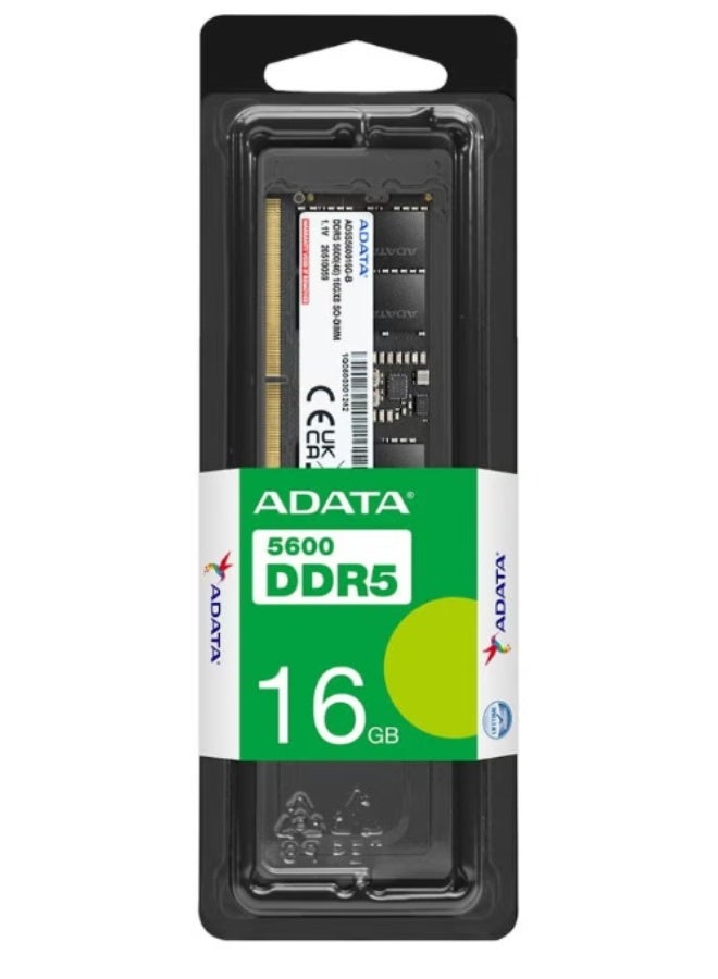 ADATA 16GB DDR5 5600 U-DIMM Memory Module RAM | AD5U560016G-S | For Desktop PC - Image 2