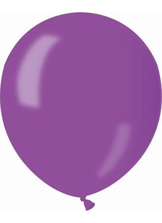 Gemar Metallic Balloon Purple 100 Pack  - Image 1
