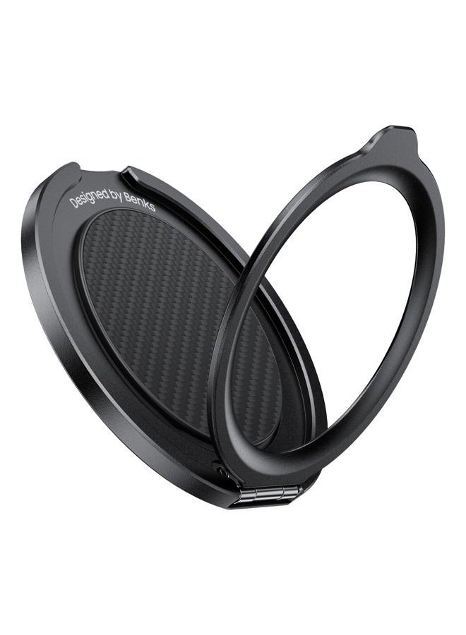 Benks Magnetic Phone Grip Ring Holder Stand for Magsafe, 360° Rotation Adjustable Cell Phone Stand for iPhone 16/15/14/13/12 Series, Smartphone Accessories, Black - Image 1