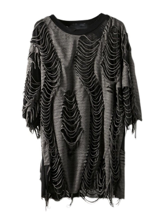 Summer men's high street style loose short-sleeved T-shirt - Image 1