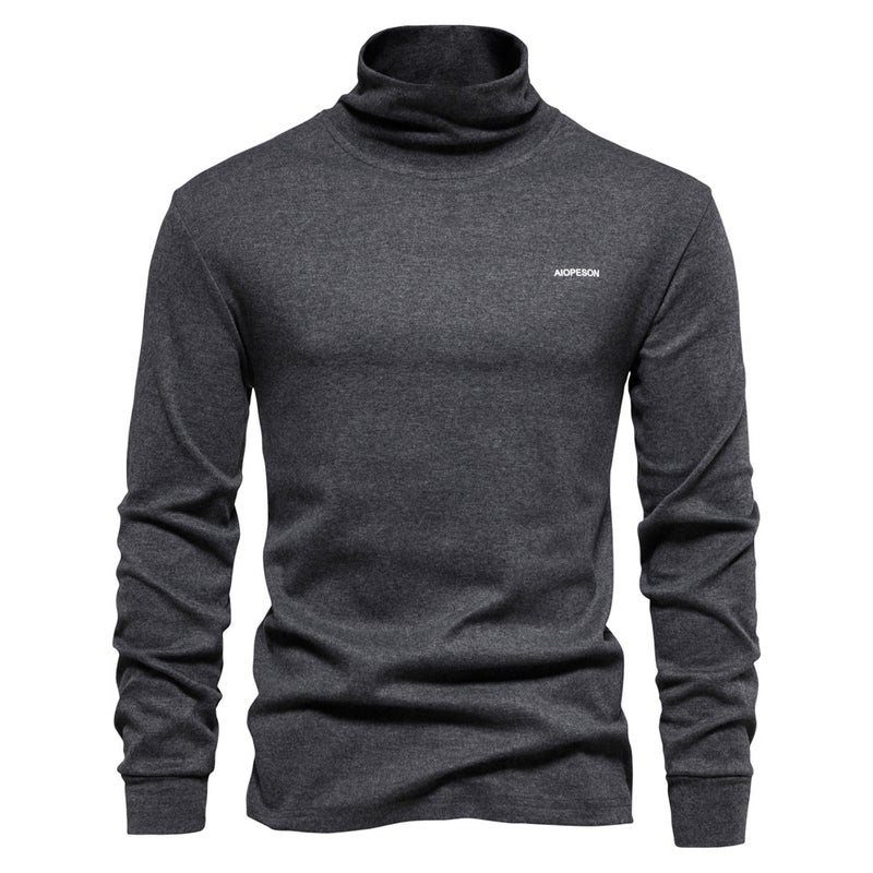 Cross-Border 2024 Autumn Men''s Casual Tops, Men''s Base Layer Shirts, and Style, Skin-Friendly, Breathable, Wholesale, Antibacterial Inner Wear - Image 3