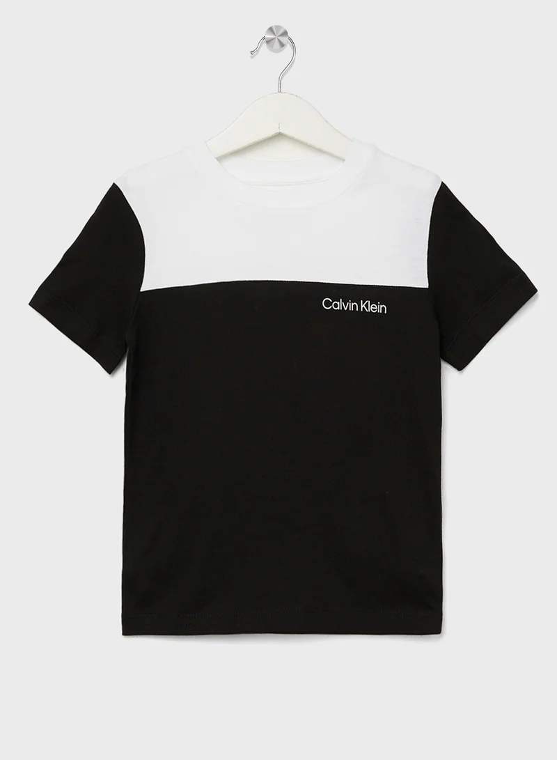 Calvin Klein Jeans Kids 2 Pack Color Block T-Shirt