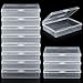 FVIEXE 24PCS Playing Card Case 38 x 27 x 08 Inch Plastic Playing Card Box Clear Card Game Storage Organizer Empty Standard Size Card Deck Cases NO Cards - Image 3