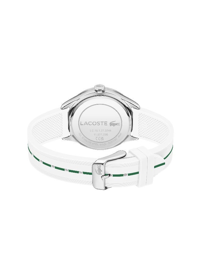 Lacoste Billie Women's Quartz Watch with White Dial and White Silicone Strap - 2001459 - Image 3