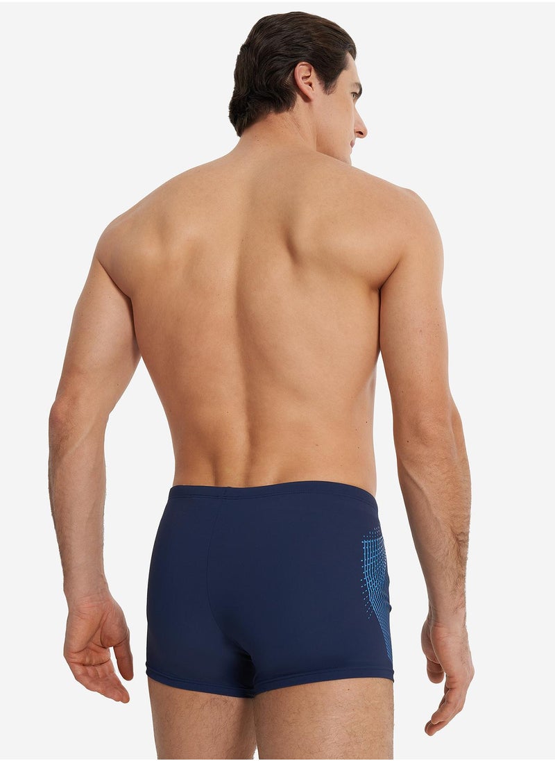 Joss Joss Men's Swimming Trunks-Shorts Blue/Light Blue – Recycled Polyamide, Aquaforce Fabric with Lycra XtraLife, Chlorine & Seawater Resistant, Adjustable Fit  - Image 2