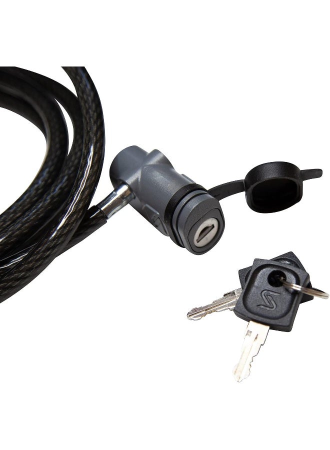 Saris Bike Locking Cable and Locking Hitch Tite Combo, Hitch Bicycle Rack Accessory, Black, One Size - Image 2