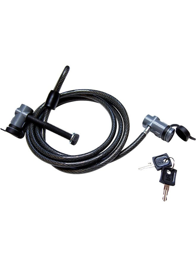 Saris Bike Locking Cable and Locking Hitch Tite Combo, Hitch Bicycle Rack Accessory, Black, One Size - Image 1