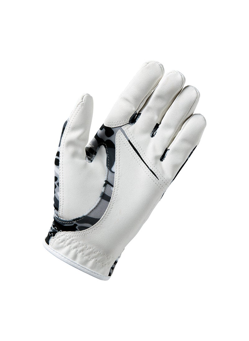 Wilson - Feel Plus Kids' White/ Black Golf Glove, Left Hand - Image 1