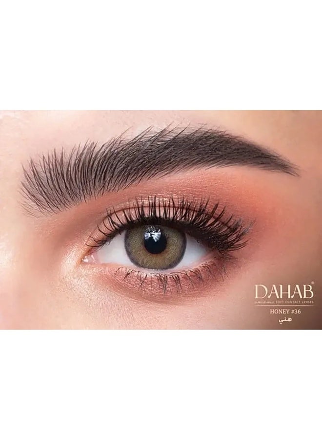 Dahab contact lenses, color (honey) #36, for daily use - Image 2