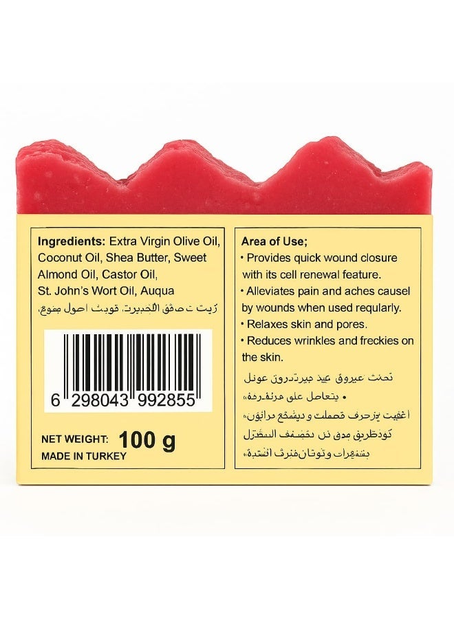 Eva Natural Centaury Soap (St. John’s Wort Oil) - Image 3