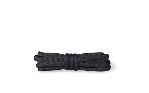 Kaps Oval shoe laces for sports shoes sneakers (90 cm - 36 inch / 91 - black) - Image 1