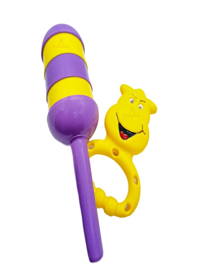 PRIMEFAIR Acrylonitrile Butadiene Styrene (Abs) Baby Newborn Toys Rattle Set 2, Musical Instruments For Babies 3+ Months New Borns, Baby,Kid (Multi Color) (New-C_2024) - Image 1